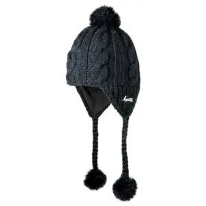 Barts Pompom Muts Zwart