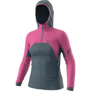 Dynafit Tour Wool Thermal Sweatshirt Met Rits Roze