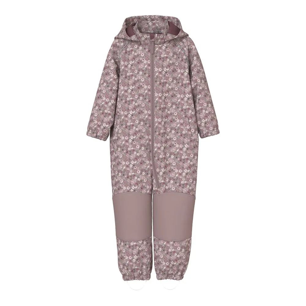 Name It Alfa08 Softshell 1fo Overall Woodrose / Blossom
