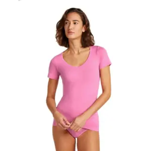 Icebreaker Merino 150 Siren Sweetheart Korte Mouwen Basislaag Pop