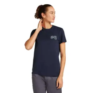 Icebreaker Merino 150 Tech Lite Adventure Ride T-shirt Met Korte Mouwen Marineblauw