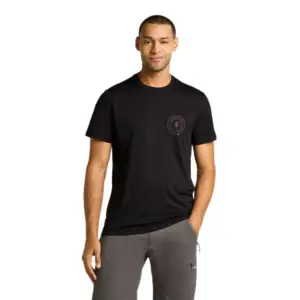 Icebreaker Merino 150 Tech Lite Hike Natural T-shirt Met Korte Mouwen Zwart