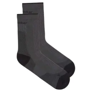 Icebreaker Merino Hike+ Ultralight Crew Sokken Zwart