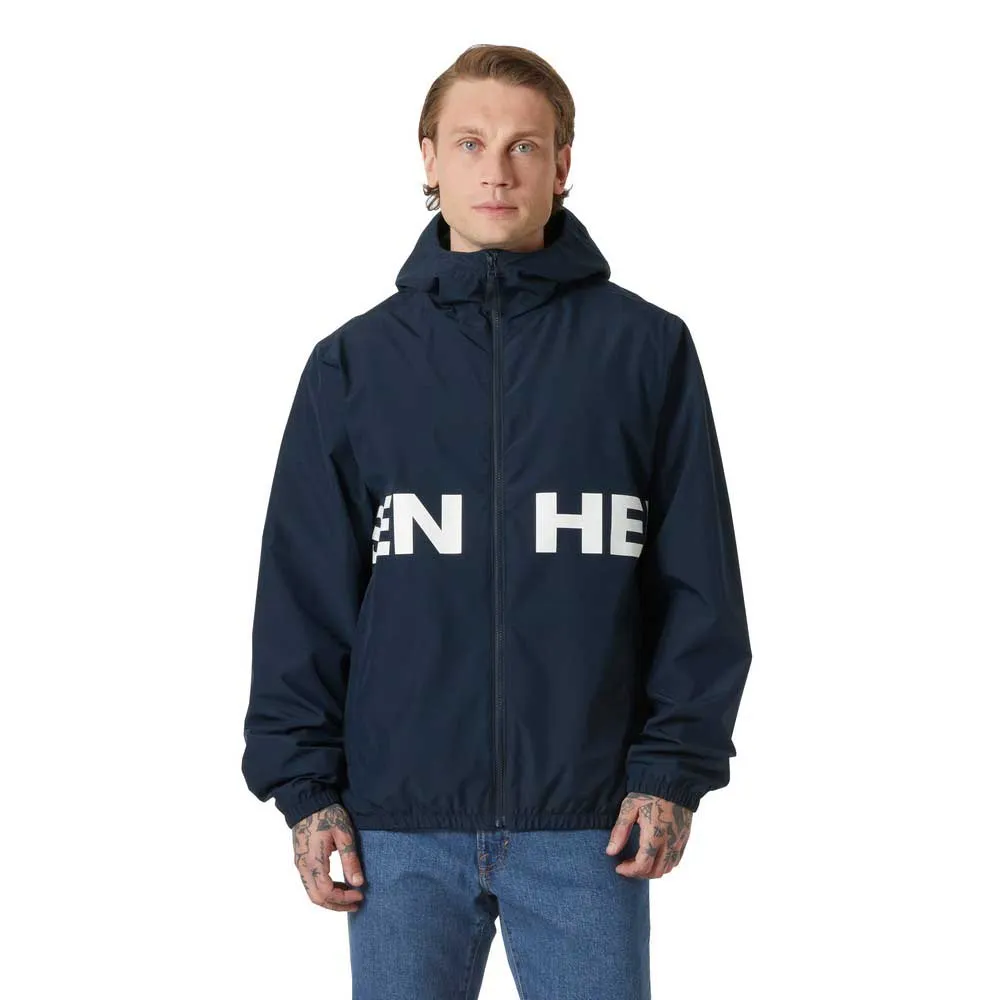 Helly Hansen Core Graphic Regenjas Marineblauw