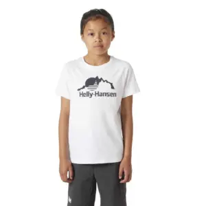 Helly Hansen Graphic Jr T-shirt Met Korte Mouwen Wit