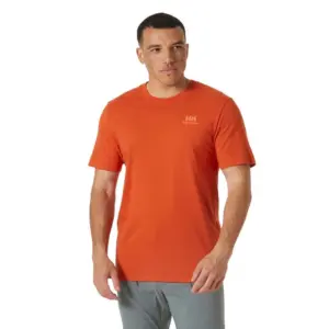 Helly Hansen Nord Graphic T-shirt Met Korte Mouwen Oranje