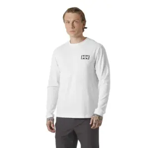 Helly Hansen Skog Graphic Tee T-shirt Met Lange Mouwen Wit