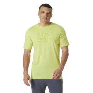 Helly Hansen Tech Logo T-shirt Met Korte Mouwen Cyber Lime