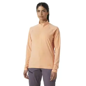 Helly Hansen Tyri Fleece Met Halve Rits Apricot Crush Melange