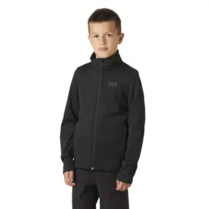 Helly Hansen Versalite Jr Fleece Met Volledige Rits Zwart