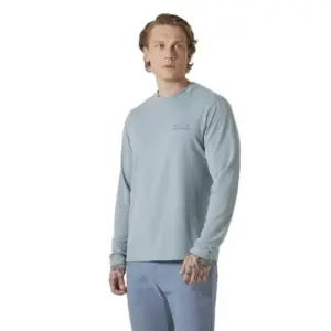 Helly Hansen Skog Graphic Tee T-shirt Met Lange Mouwen Blauw