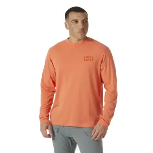 Helly Hansen Skog Graphic Tee T-shirt Met Lange Mouwen Bonfire