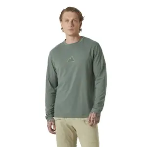 Helly Hansen Skog Graphic Tee T-shirt Met Lange Mouwen Grijs