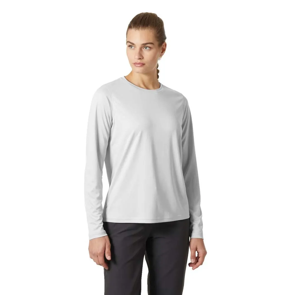 Helly Hansen Tech 2.0 W Lange Mouwen Basislaag Grijs