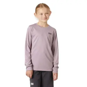Helly Hansen Tech Jr Lange Mouwen Basislaag Paars