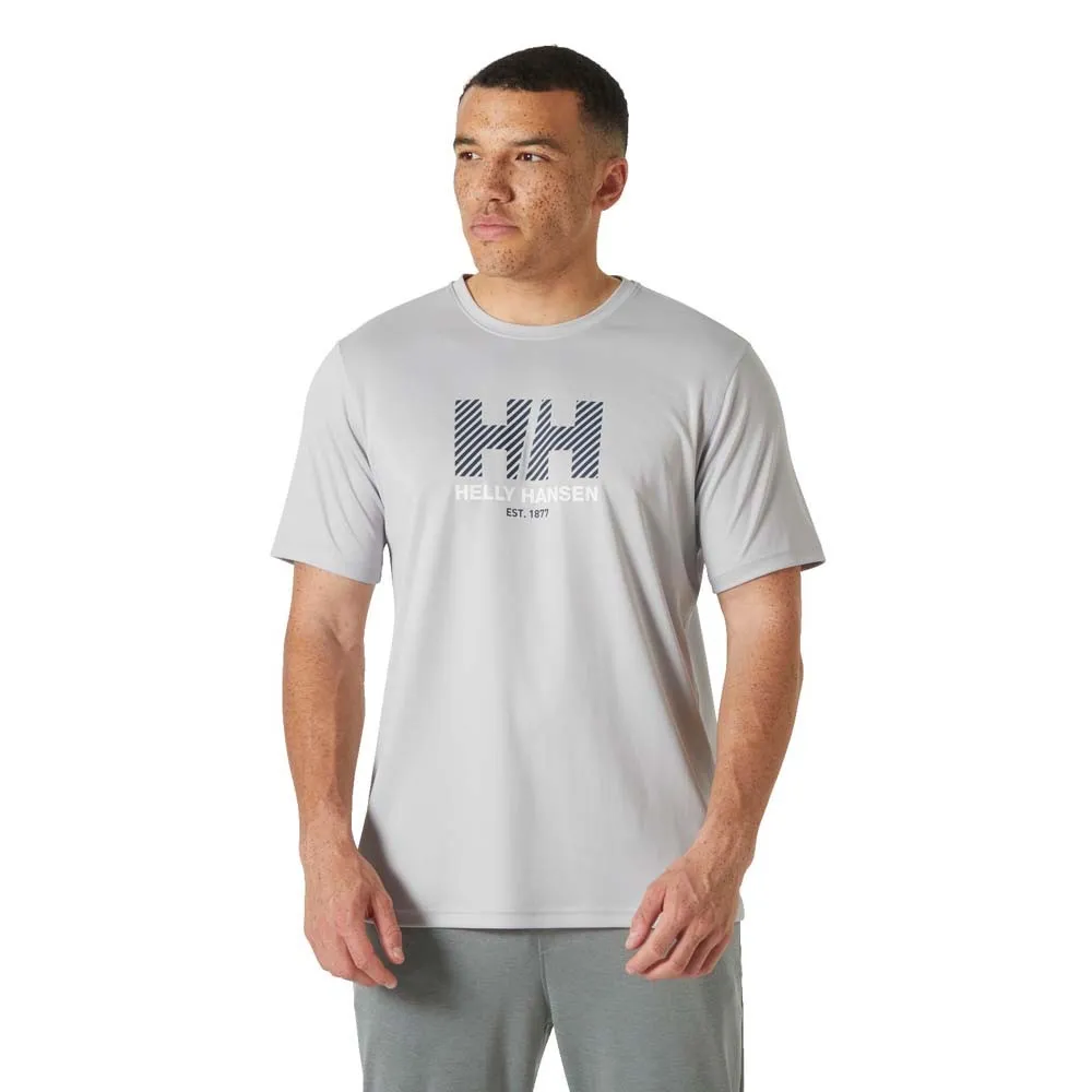 Helly Hansen Tech Graphic 2.0 Korte Mouwen Basislaag Grijs