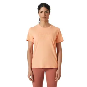 Helly Hansen Tech Logo T-shirt Met Korte Mouwen Apricot Crush