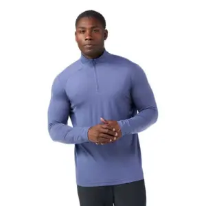 Smartwool Active Sweatshirt Met Halve Rits Blauw