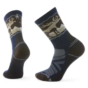 Smartwool Hike Light Cushion Mountain Moose Crew Sokken Blauw