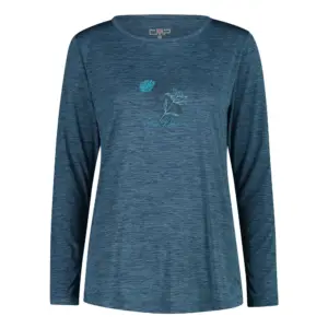 Cmp 33n5596 T-shirt Met Lange Mouwen Night Mel.