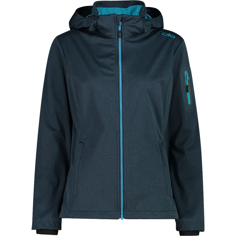 Cmp 39a5016m Light Softshelljack Night Mel.