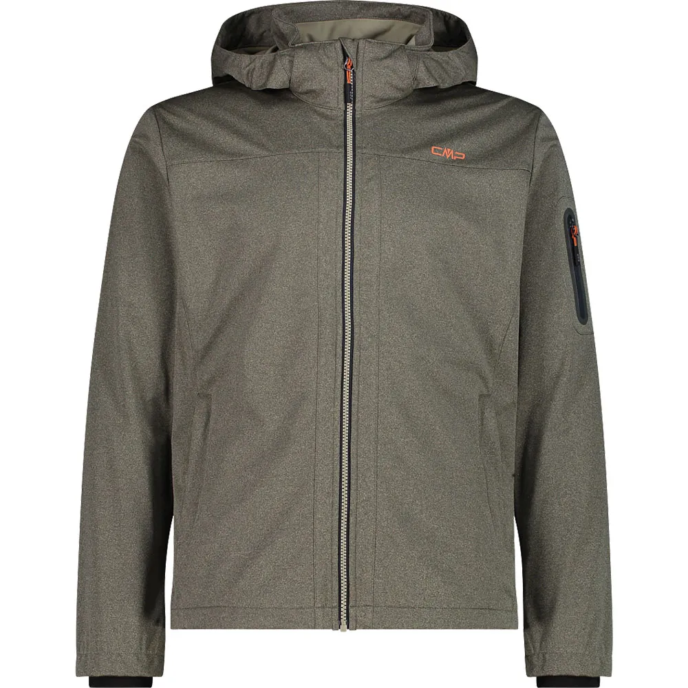 Cmp Zip Hood 39a5027m Softshelljack Sage Mel.