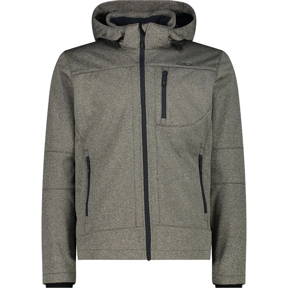 Cmp Zip Hood 3a01787n-m Softshelljack Arena Mel.