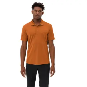 Vaude Essential Korte Mouw Poloshirt Kumquat