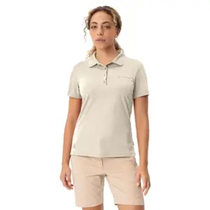 Vaude Essential Korte Mouw Poloshirt Creme