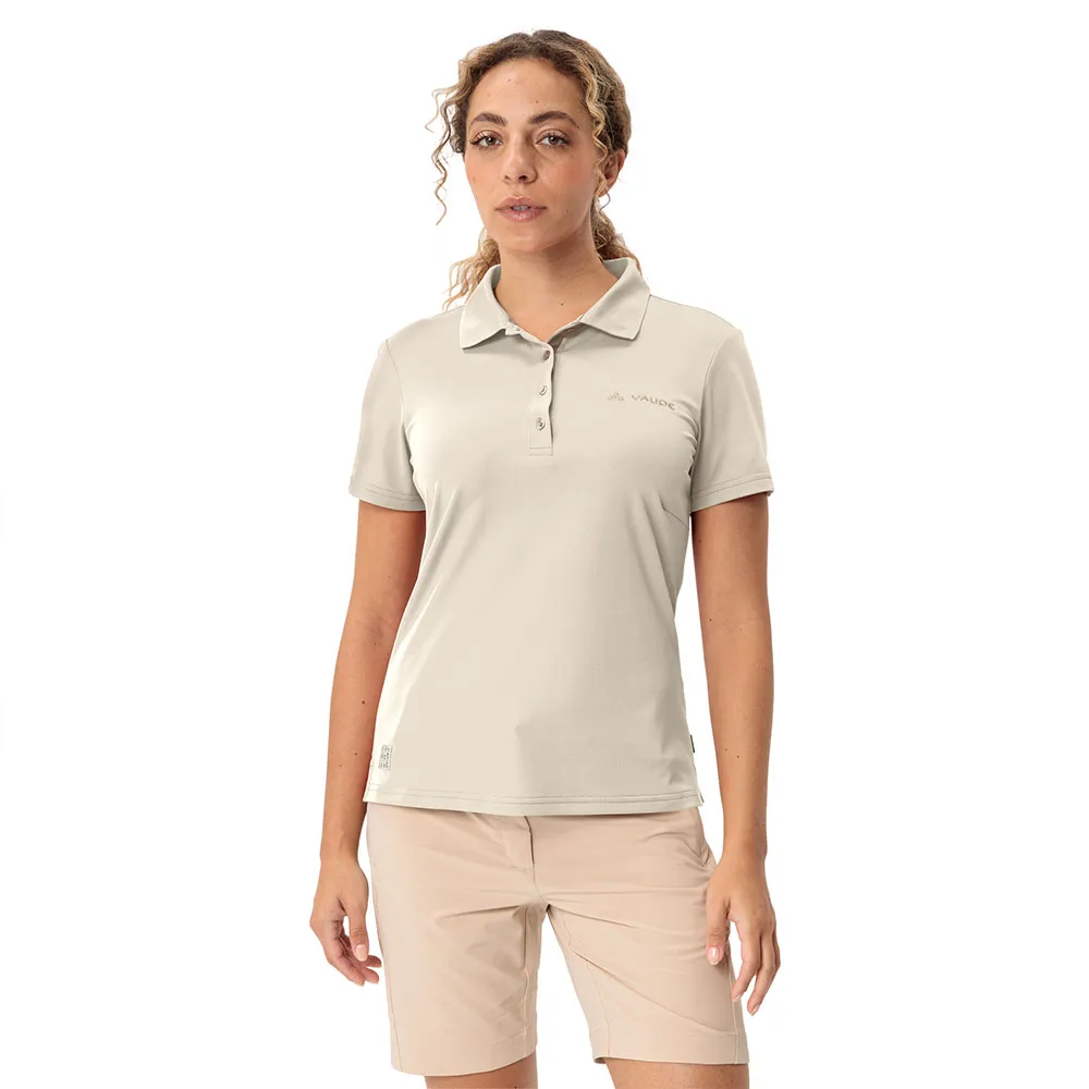 Vaude Essential Korte Mouw Poloshirt Creme