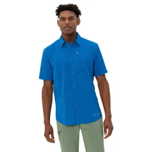 Vaude Seiland Iv Overhemd Met Korte Mouwen Blauw
