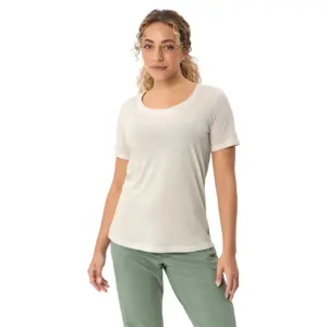 Vaude Skomer Hiking Ii T-shirt Met Korte Mouwen Creme