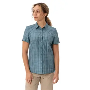 Vaude Tacun Ii Overhemd Met Korte Mouwen Blauw
