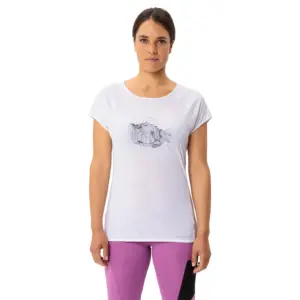 Vaude Tekoa Ii T-shirt Met Korte Mouwen Wit
