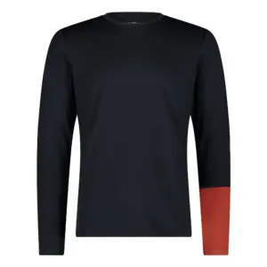 Cmp 34n7757 T-shirt Met Lange Mouwen Antraciet