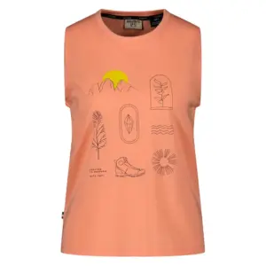 Dolomite Latemar Mouwloos T-shirt Oranje