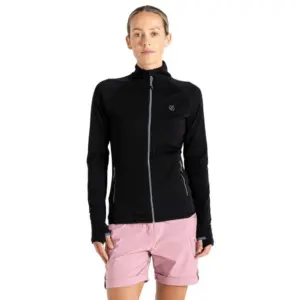Dare2b Emerging Core Sweatshirt Met Rits Zwart