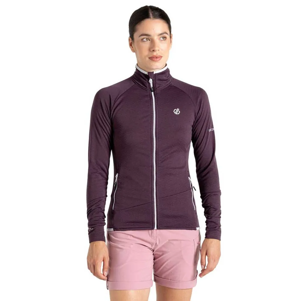 Dare2b Emerging Core Sweatshirt Met Rits Deep Plum