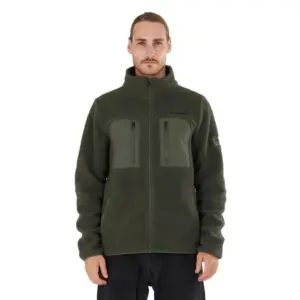 Fundango Haven Hybrid Fleece Met Volledige Rits Groen