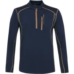 Protest Prtkurano Half Rits Lange Mouw T-shirt Blauw