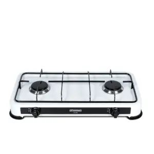 Promis Kg200 Gascampingkeuken 2 Branders Wit