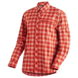 Maier Sports Kasen Overhemd Met Lange Mouwen Rood