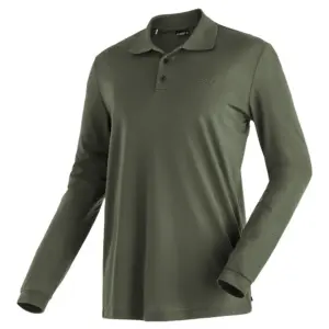 Maier Sports Ulrich Lange Mouw Poloshirt Groen