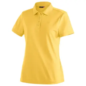 Maier Sports Ulrike Korte Mouw Poloshirt Geel