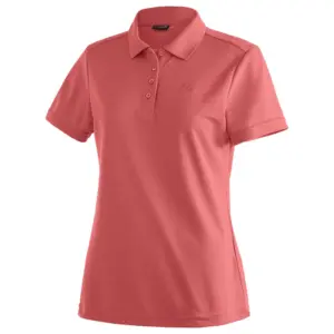 Maier Sports Ulrike Korte Mouw Poloshirt Rood