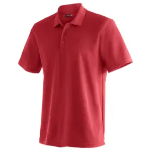 Maier Sports Ulrich Korte Mouw Poloshirt Salsa