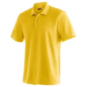 Maier Sports Ulrich Korte Mouw Poloshirt Golden Lime