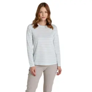 Craghoppers Nosilife Akona T-shirt Met Lange Mouwen Blauw