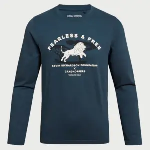Craghoppers Nosilife Cruz T-shirt Met Lange Mouwen Blauw