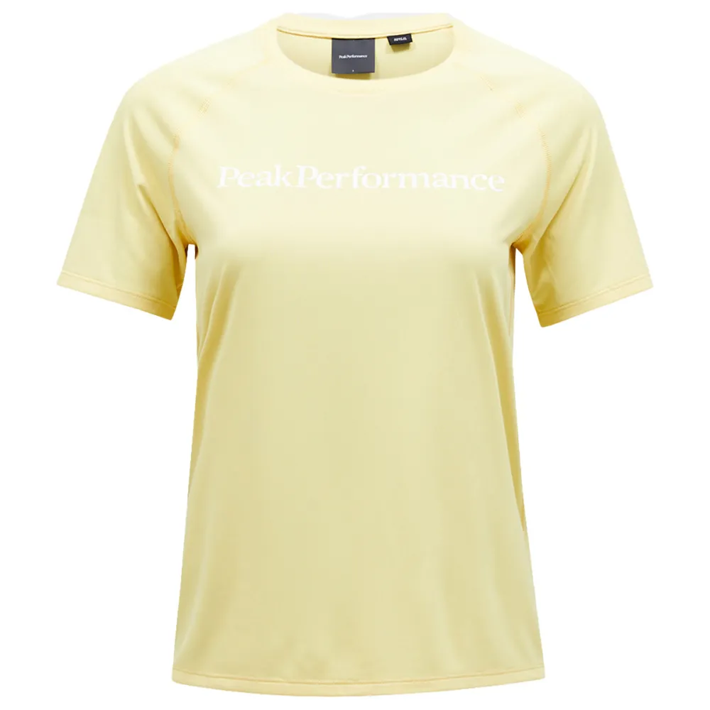 Peak Performance Active T-shirt Met Korte Mouwen Geel